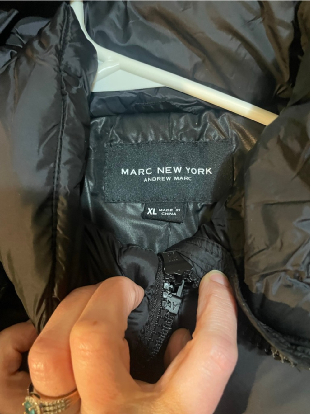 Marc New York Heavyweight Down Alternative Winter Parka Women's XL Gorpcore - Picture 6 of 6